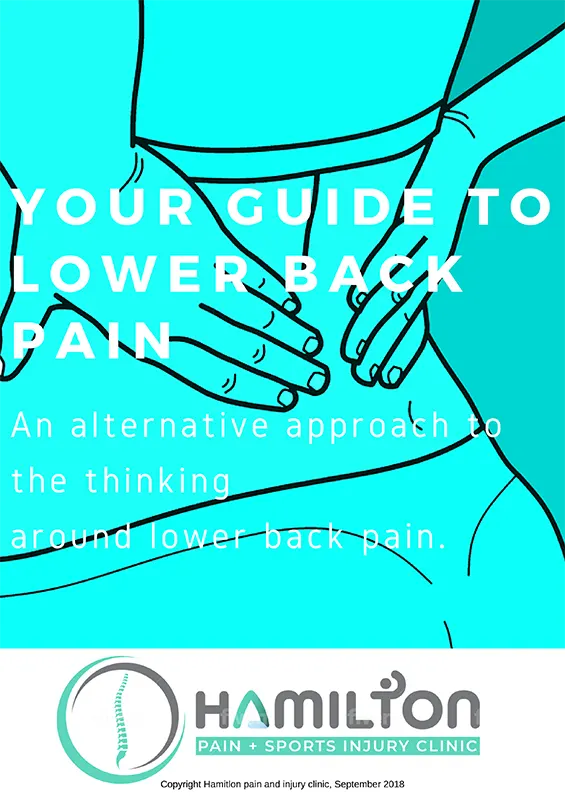 Your free guide to lower back pain Cover